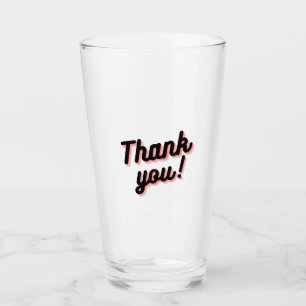 Friendly Graphic Mug Glass