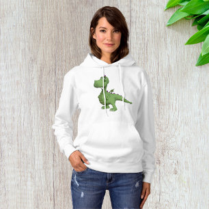 Friendly Green Dinosaur Hoodie