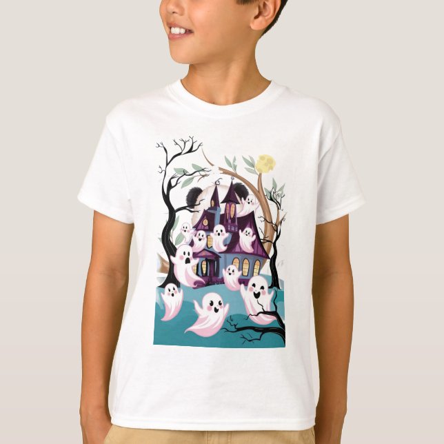 Friendly Haunt Ghostly Dreamscape Tee (Front)