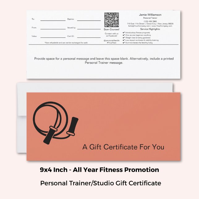 Friendly Healthy Habits All Year Gift Certificates (9x4 Inch, All Year Friendly Healthy Habits All Year Gift Certificates)