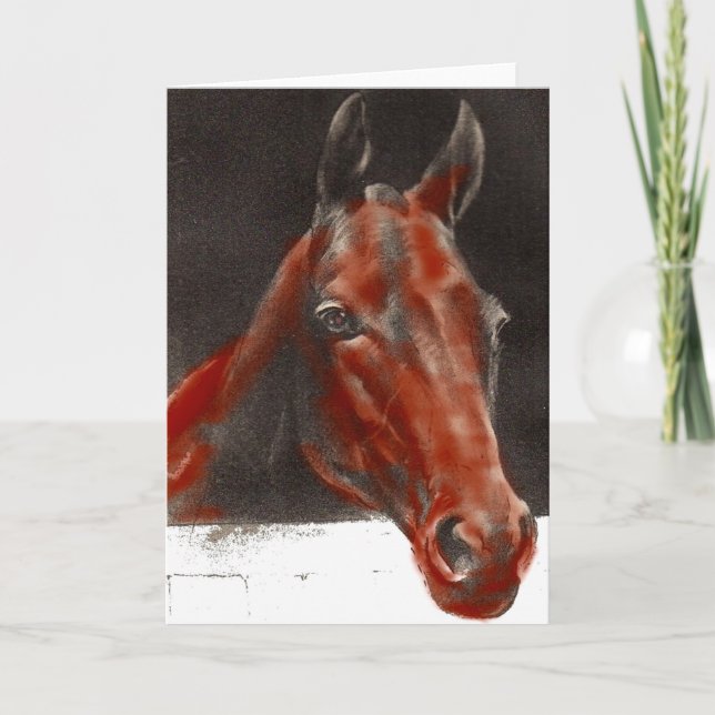 friendly horse card (Front)