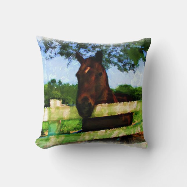 Friendly Horse Cushion (Front)