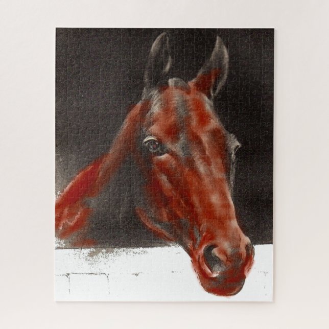 friendly horse jigsaw puzzle (Vertical)