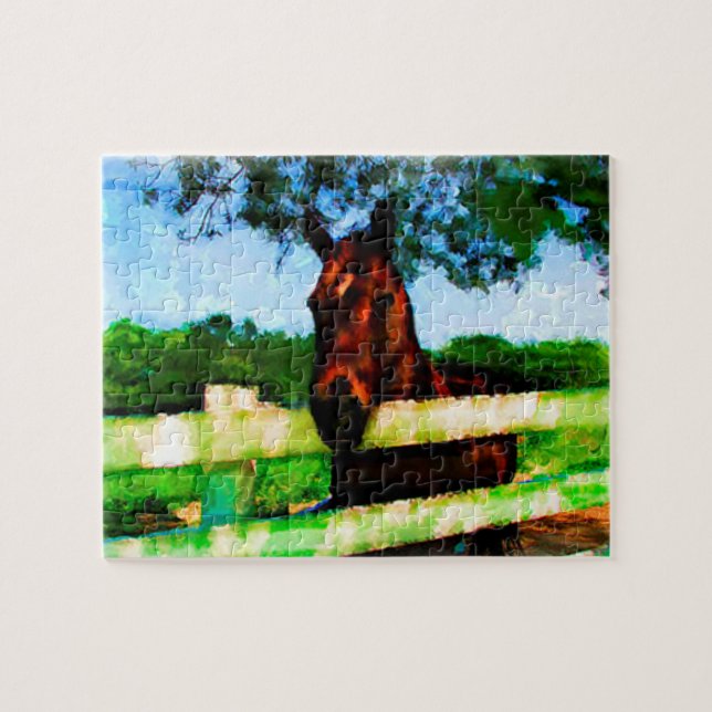 Friendly Horse Jigsaw Puzzle (Horizontal)