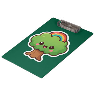 Friendly Kawaii Tree Clipboard