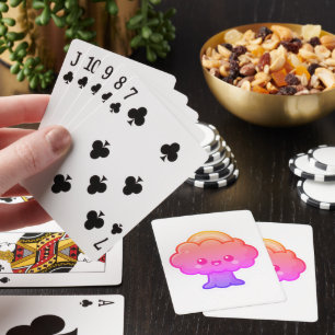 Friendly Kawaii Tree Playing Cards