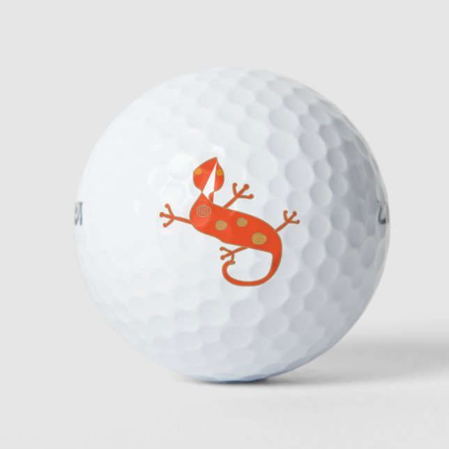 Friendly Lizard Golf Ball (Front)