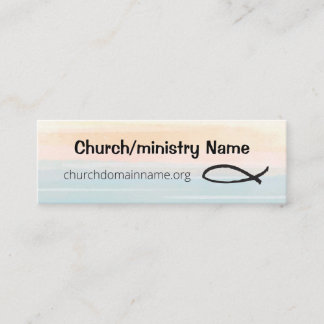 Friendly Mini Business Card for Church or Ministry
