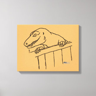 Friendly Neighbourhood Dinosaur Canvas Print