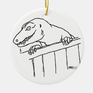 Friendly Neighbourhood Dinosaur Ceramic Tree Decoration