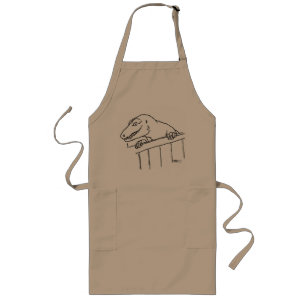 Friendly Neighbourhood Dinosaur Long Apron
