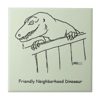 Friendly Neighbourhood Dinosaur Tile