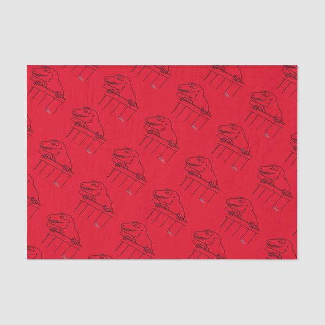 Friendly Neighbourhood Dinosaur Tissue Paper (Front)