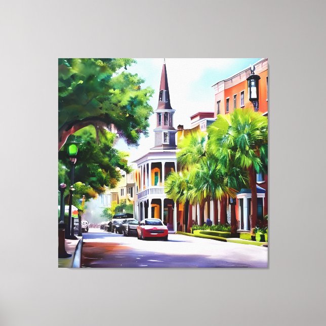 Friendly Neighbours Canvas Print (Front)