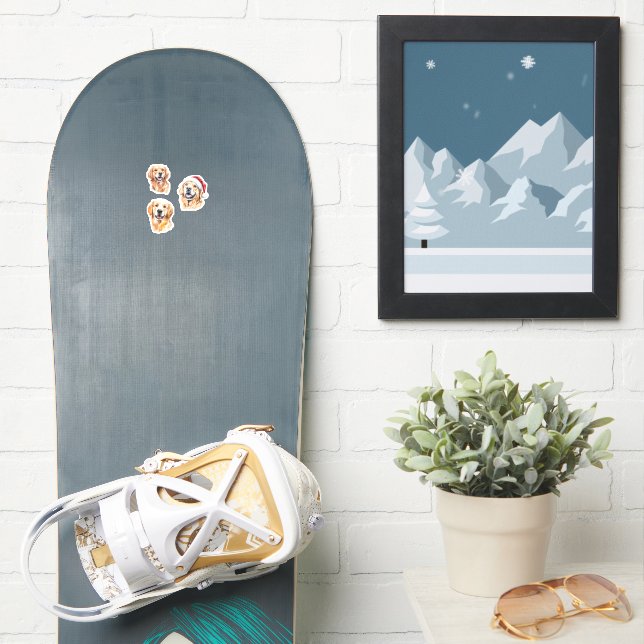 Friendly of Labrador Retrievers (Snowboard)