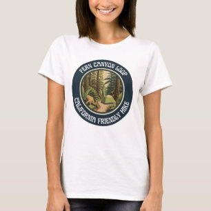 Friendly Retro Fern Canyon Canyoneering Loop Trail T-Shirt