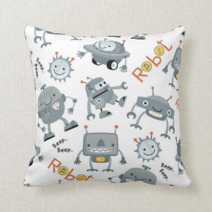 Friendly Robot Cushion