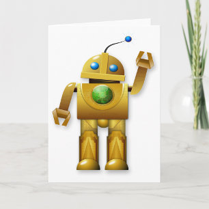 Friendly Robot Greeting Cards