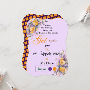 Friendly Roses Invitation