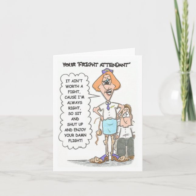 FRIENDLY SKIES CARD (Front)