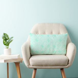 Friendly Smiles Spearmint Lumbar Cushion