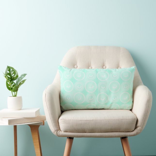 Friendly Smiles Spearmint Lumbar Cushion (Chair)