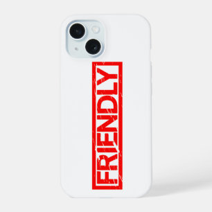 Friendly Stamp iPhone 15 Case