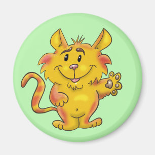 Friendly Tabby Cat Magnet