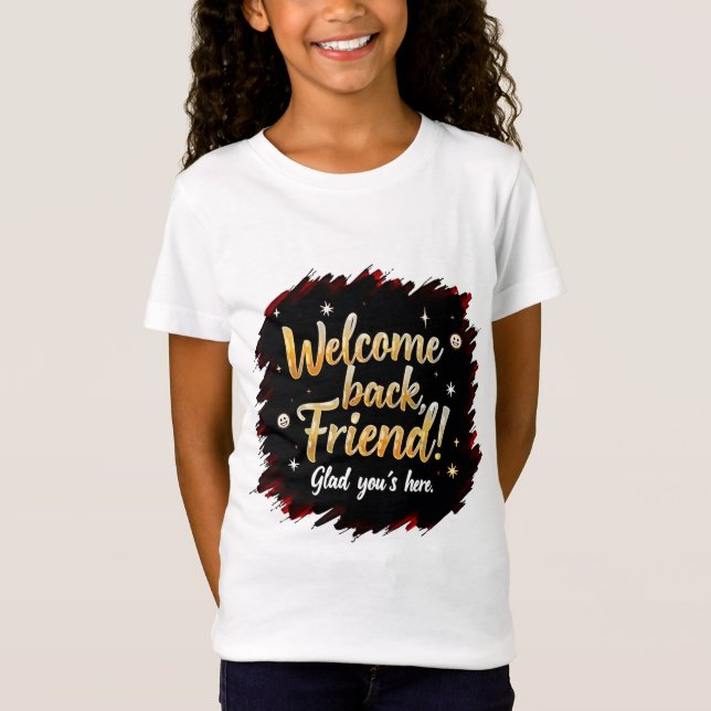 Friendly Welcome – Friend Greeting Tee (Front)