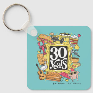 FRIENDS™   30 Years Graphic Key Ring