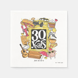 FRIENDS™   30 Years Graphic Napkin