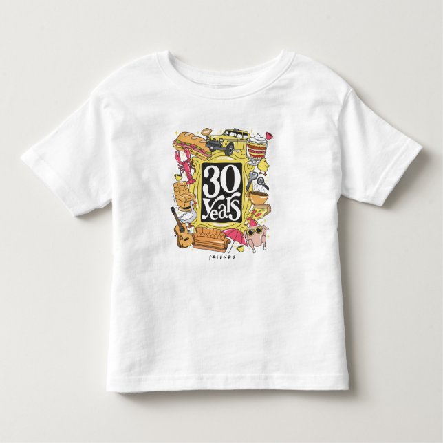 FRIENDS™ | 30 Years Graphic Toddler T-Shirt (Front)
