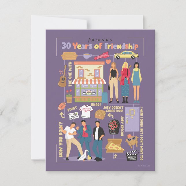 FRIENDS™ | 30 Years of Friendship Card (Front)