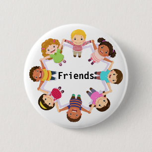 Friends  6 cm round badge
