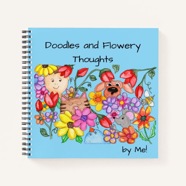 Friends Among the Flowers Notebook (Front)