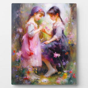 Friends and Flowers Plaque