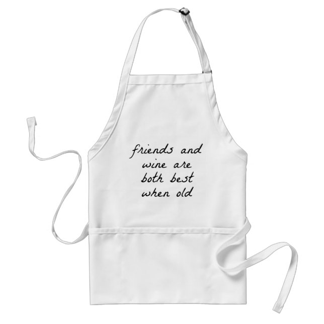 Friends And Wine Standard Apron (Front)