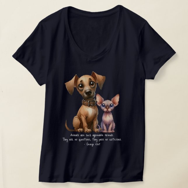 Friends - Animals T-Shirt (Laydown)