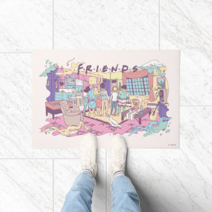 FRIENDS™   Apartment Cartoon Doormat