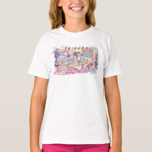 FRIENDS™ Apartment Cartoon T-Shirt