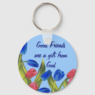 Friends are a gift key ring