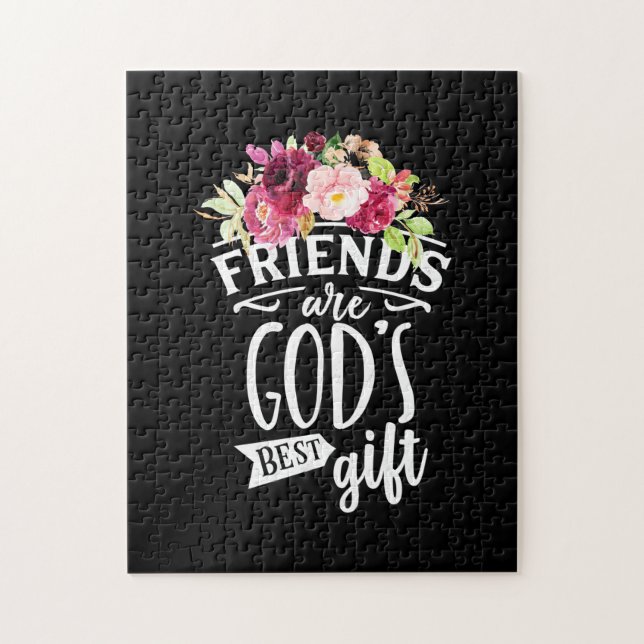 Friends Are God Best Gift Jigsaw Puzzle (Vertical)
