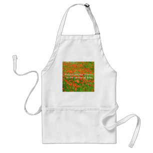 Friends Are Like Flowers Standard Apron