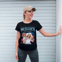 Friends Besties Bootleg Rap Retro Custom Photo