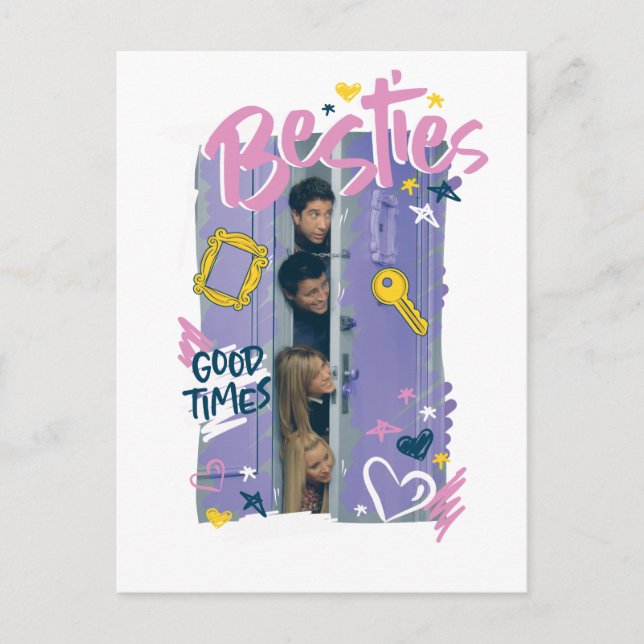 FRIENDS™ | Besties Invitation Postcard (Front)