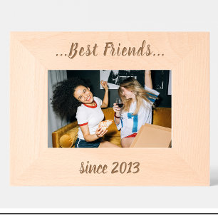 Friends BFF Custom wooden photo frame
