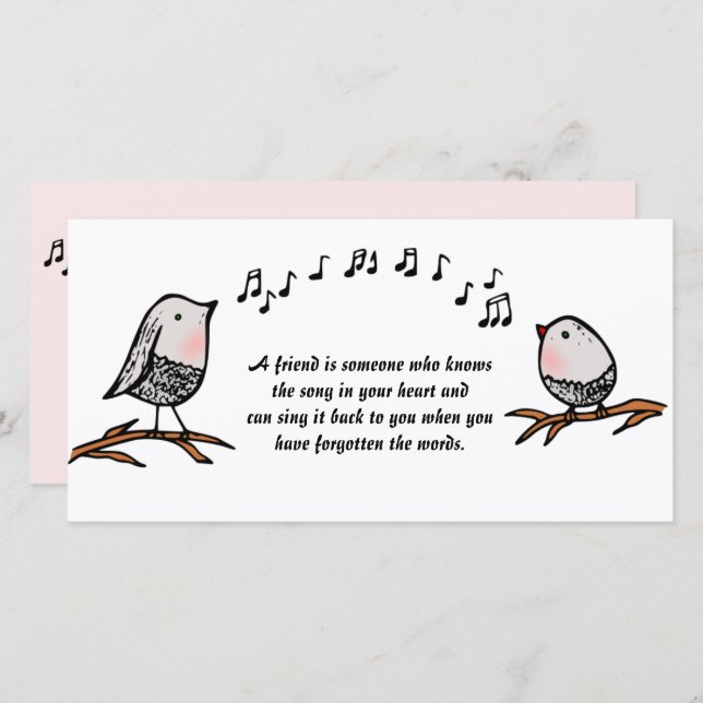 Friends Bird Song (Front/Back)