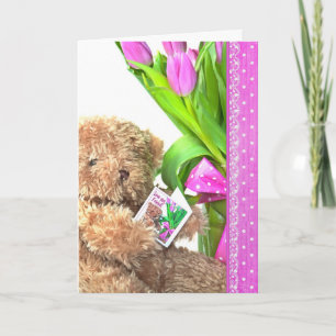 Friend's Birthday Bear Card