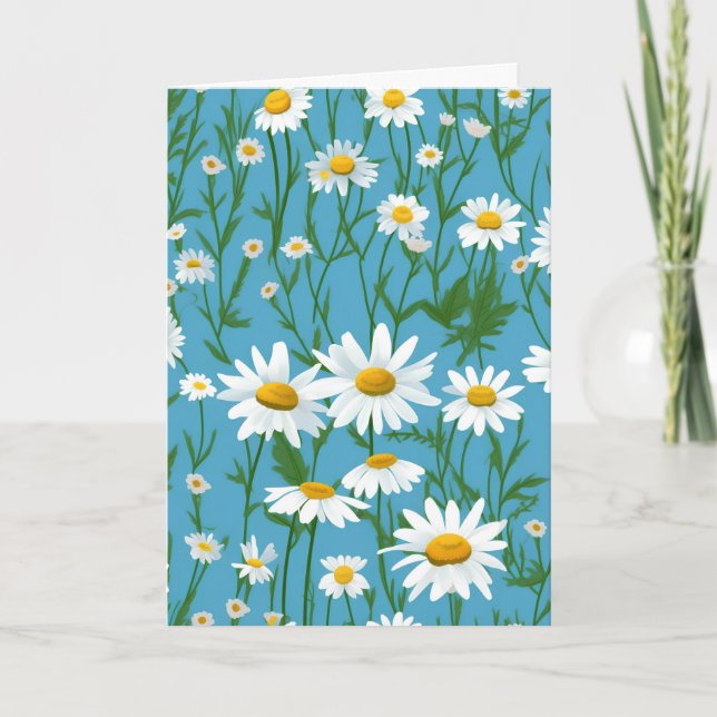 Friend's Birthday Daisies Card (Front)