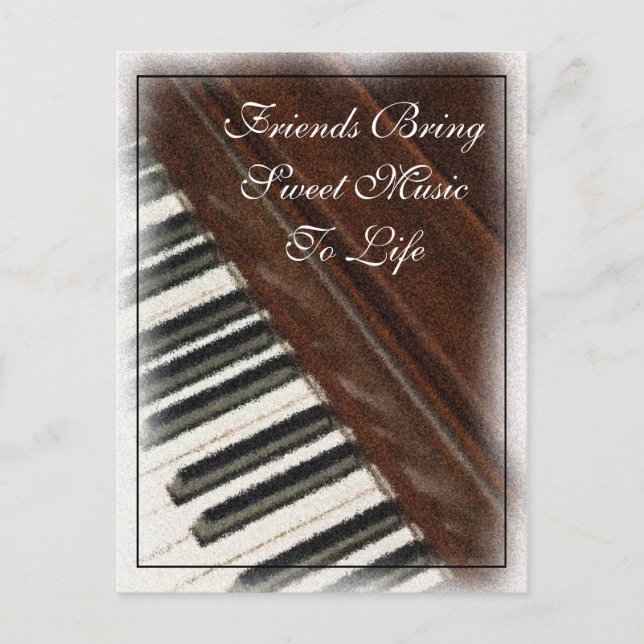 Friends Bring Music Postcard (Front)